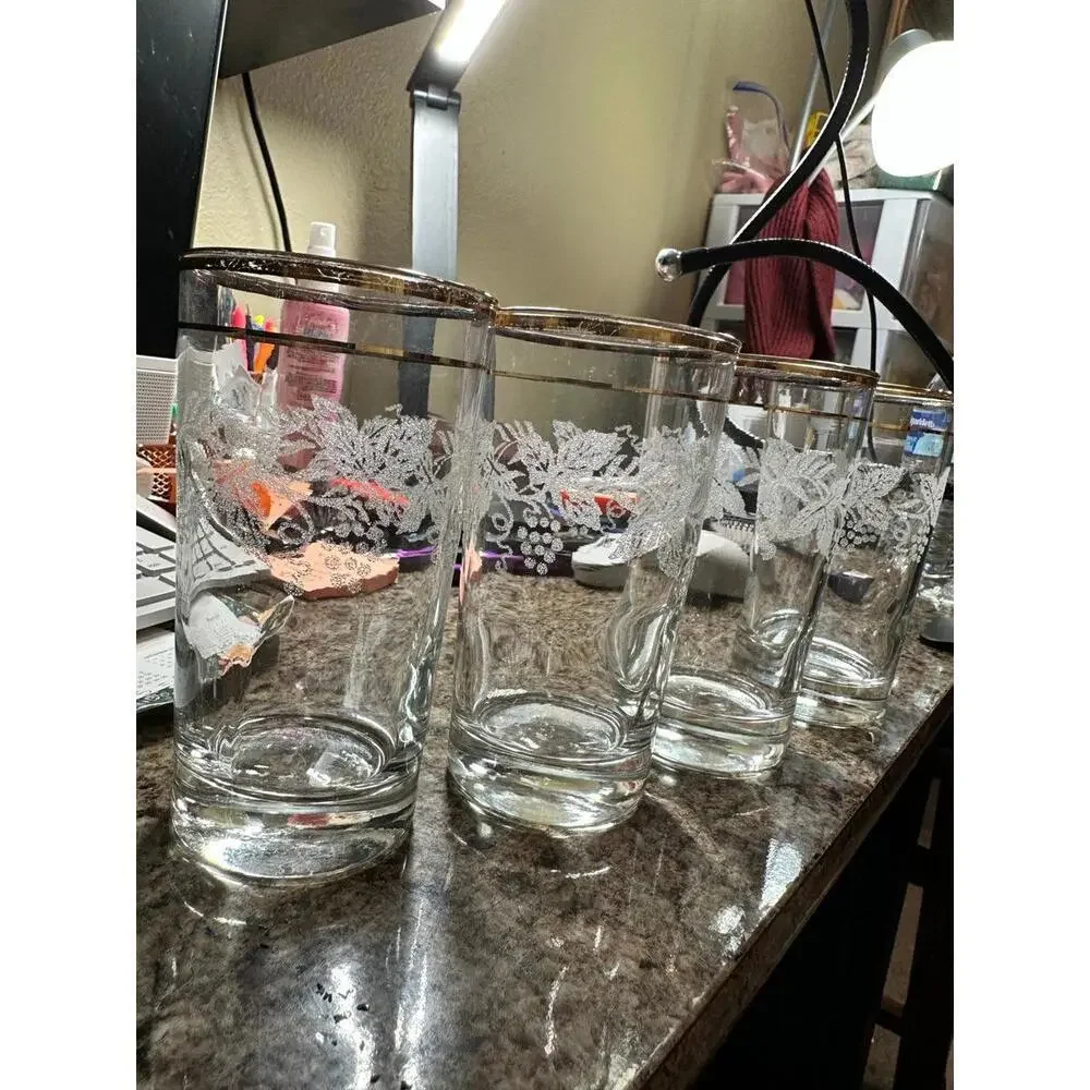 Set of 4Juice Glasses Mid Ce